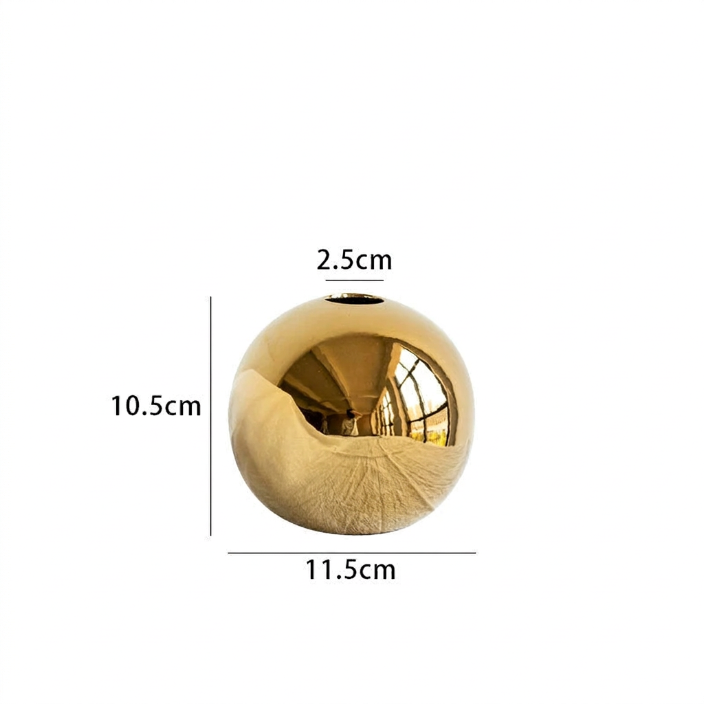 Gold Ceramic Vases | Gilded Collection | Hearth & Haven